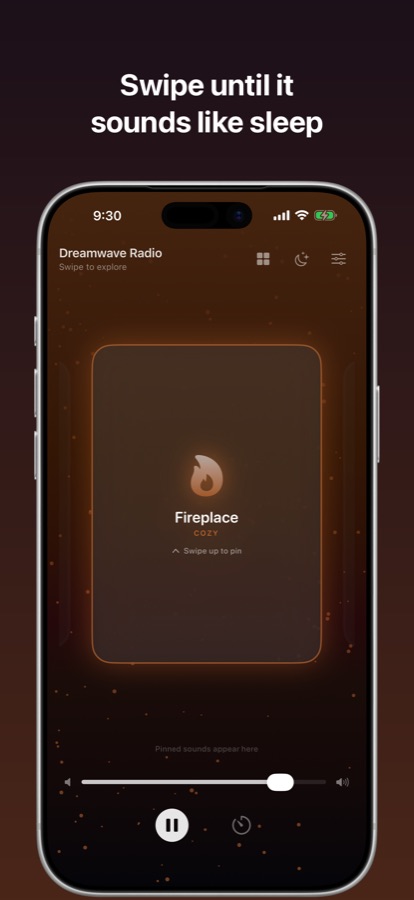 Dreamwave Radio station carousel