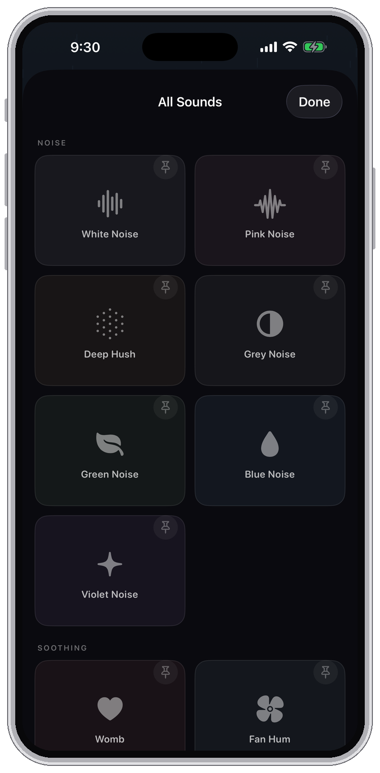 Full sound library