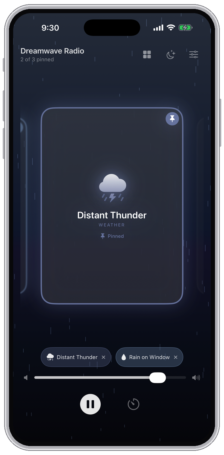 Reactive ambient background